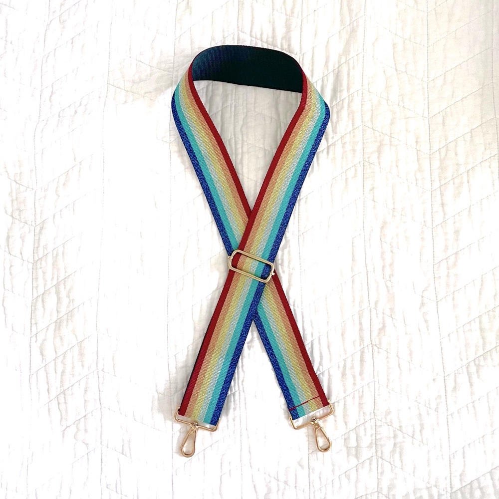 Pom Pom London Rainbow Glitter Strap
